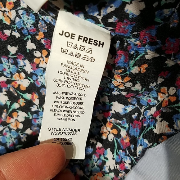 Joe Fresh Light Blue Trench Coat - Picture 7 of 7